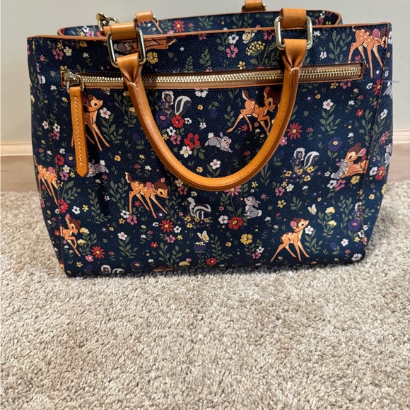 Dooney & Bourke bambi Crossbody Bag with Floral Print - Picture 7 of 8